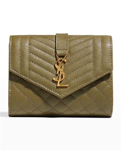 ysl wallet tri fold|YSL zipper wallet.